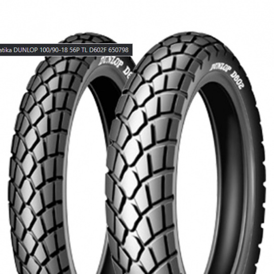 Dunlop D602 130/80 B 17 65P Dunlop D602 130/80 B 17 65P